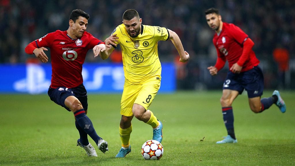 Chelsean Christian Pulisic teki Lilleä vastaan toisen osaottelun tasoitusmaalin.