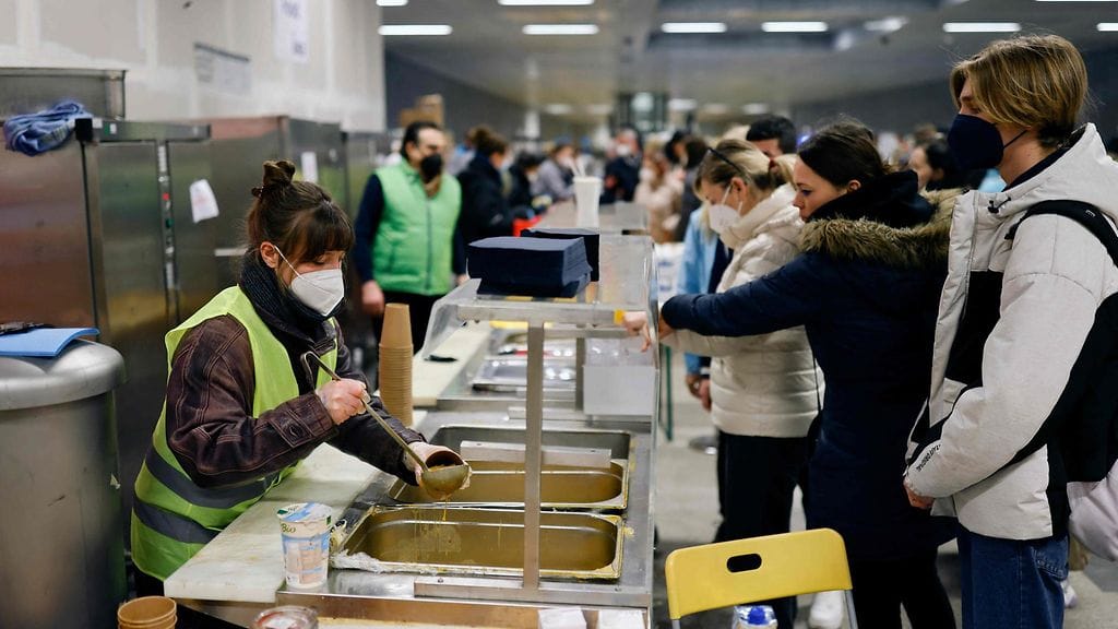 Berliini pakolainen Ukraina rautatieasema