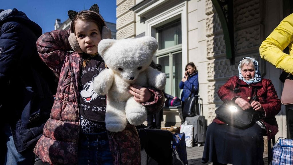 lehtikuva ukraina pakolaiset