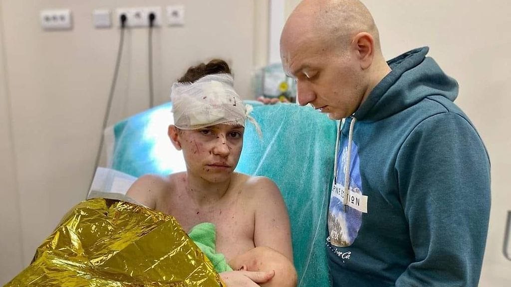 unicefin kuva ukrainalaisperheesta