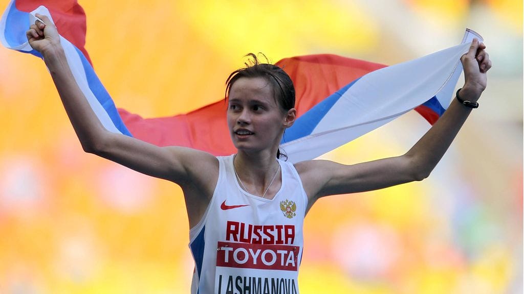 Jelena Lashmanova on saanut kahden vuoden kilpailukiellon dopingkärynsä vuoksi.