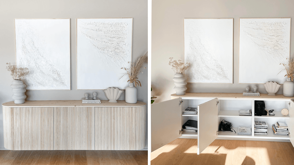 Linda Viipuri Ikea-kaapin tuunaus