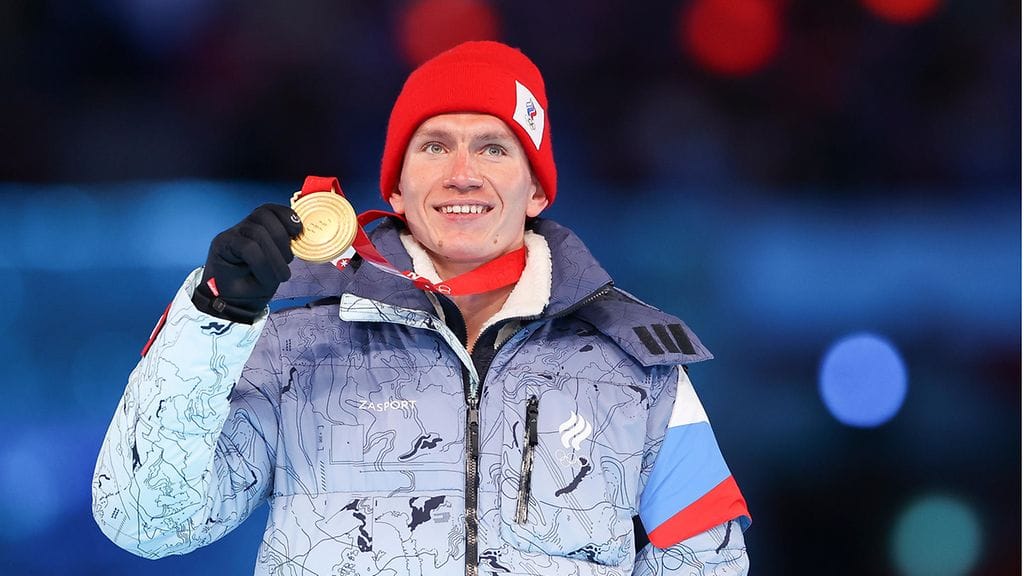 Aleksandr Bolshunov kohahdutti osallistumalla Vladimir Putinin tukitilaisuuteen.