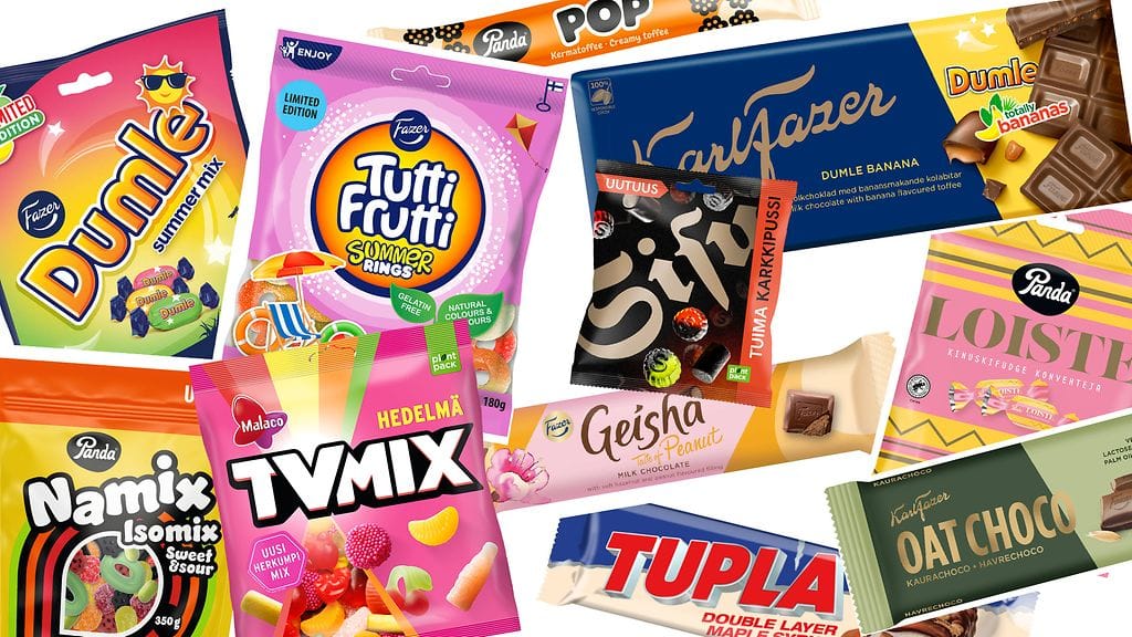 Fazer, Cloetta ja Panda paljastivat makeisuutuutensa keväälle ja kesälle 2022.