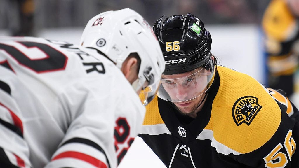 Erik Haula (56) on pelannut viime aikoina vahvasti.