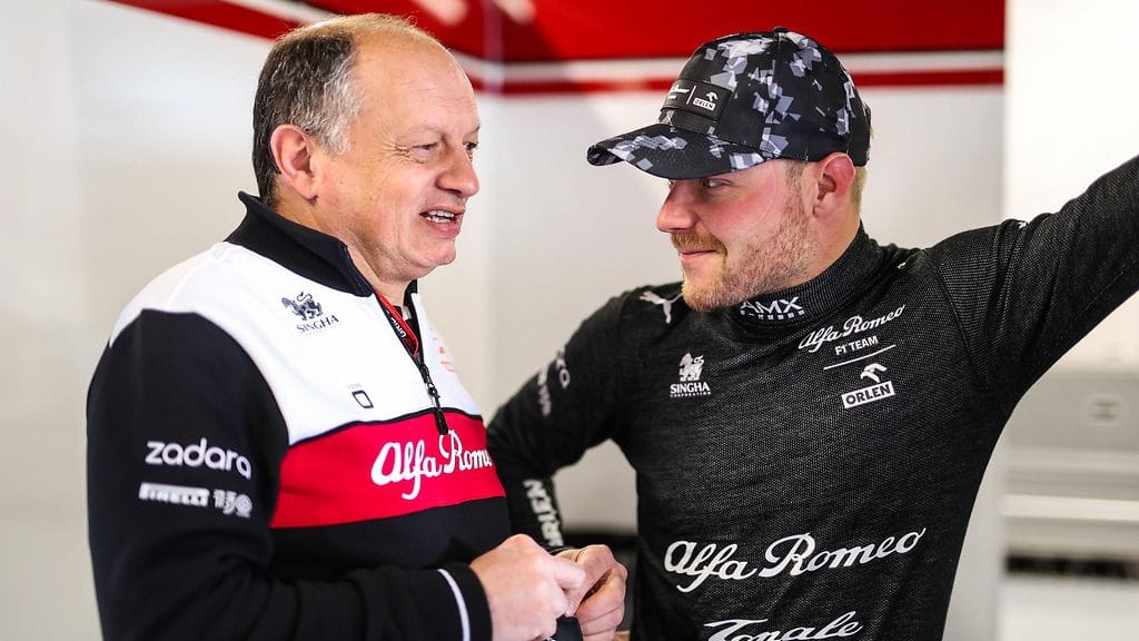 Frederic Vasseur ja Valtteri Bottas tekivät yhteistyötä jo pikkuformuloissa.