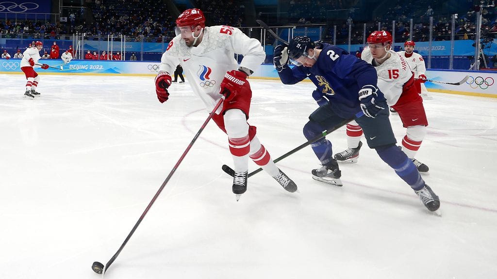 Venäjän joukkue kärsi tappion Leijonille Pekingin olympialaisten finaalissa viime helmikuussa.