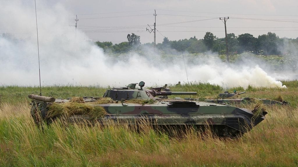 Kuvituskuvaa BMP-1 -vaunusta.
