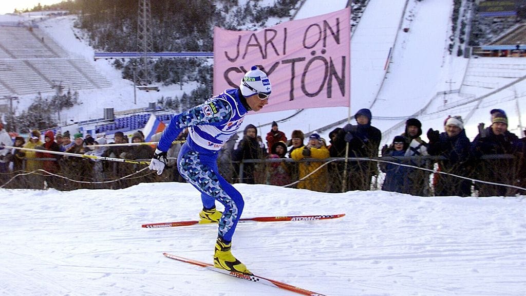 Mika Myllylä Lahden MM-kisoissa.