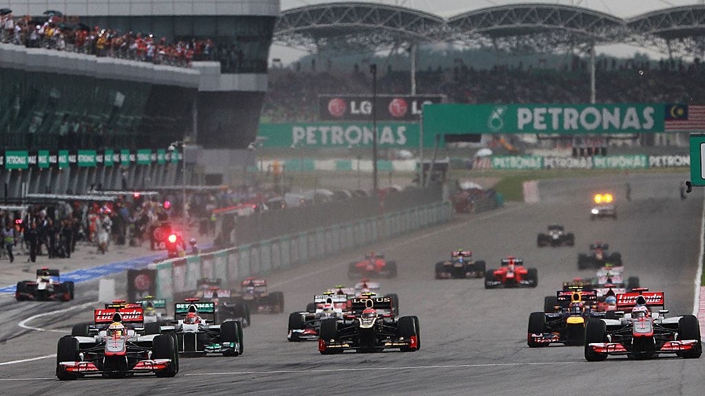 Malesian GP:n startti