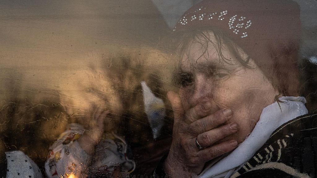 Kuvan henkilöt eivät liity tapaukseen, vaan he ovat Mariupolista ja Melitopolista Ukrainan evakuoimia siviilejä.