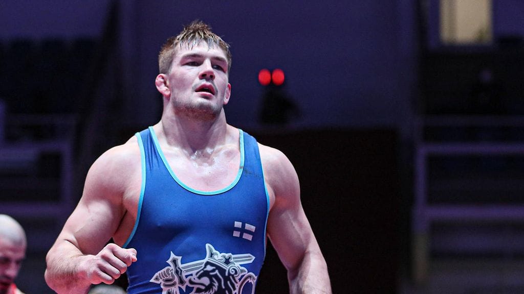 Arvi Savolainen saavutti uransa ensimmäisen arvokisamitalin aikuisten sarjassa. Arkistokuva.