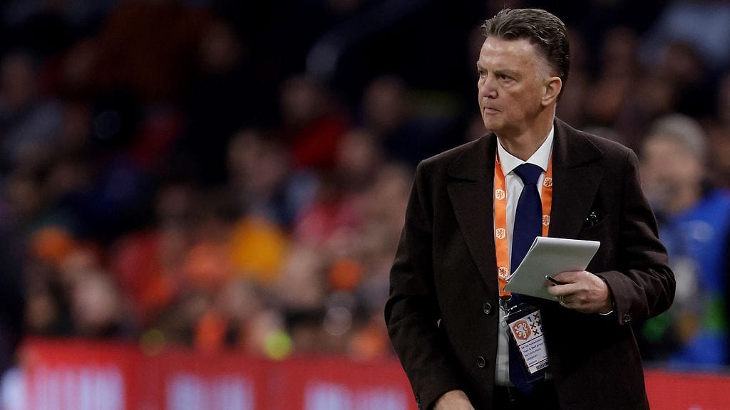 Louis van Gaal maaottelussa 29. maaliskuuta.
