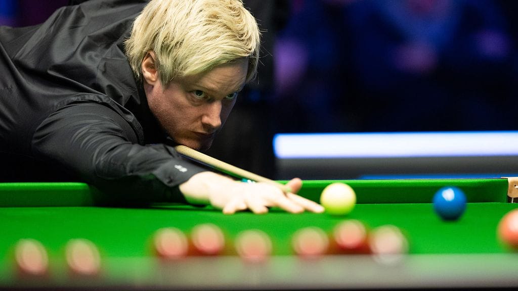 Neil Robertson lähtee MM-kisoihin yhtenä ennakkosuosikeista.