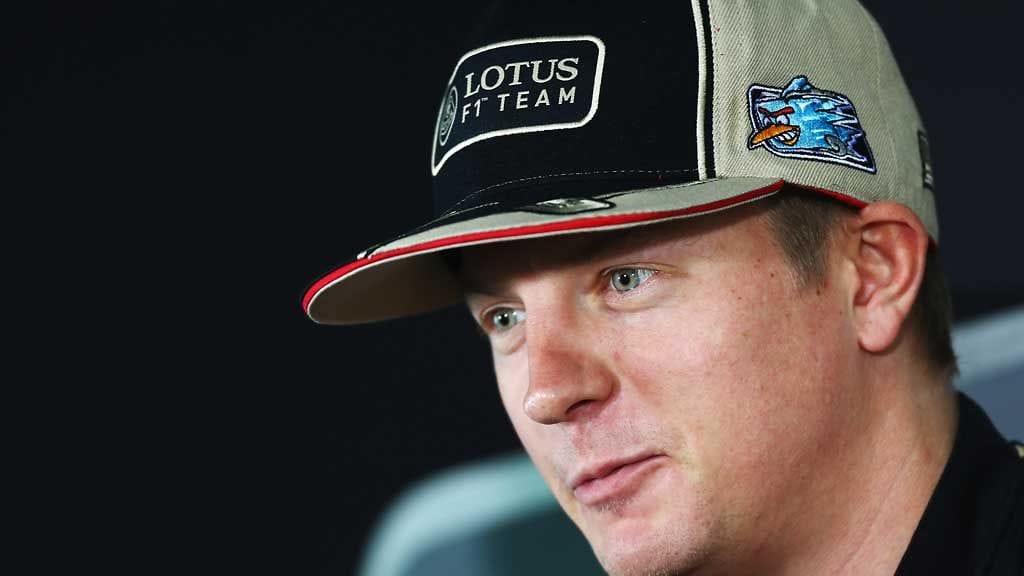 Kimi Räikkönen Intian GP:n lehdistötilaisuudessa
