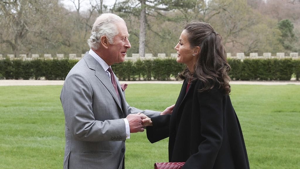 Prinssi Charles ja kuningatar Letizia tapasivat harvinaisesti.