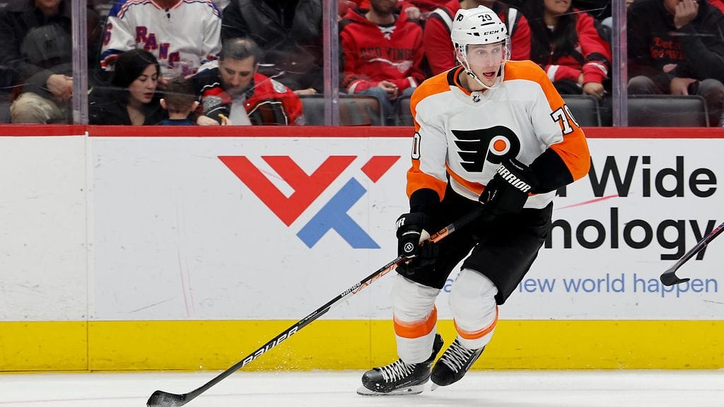Philadelphia Flyersin Rasmus Ristolaiselle sattui onneton tapahtumasarja jääkiekon NHL:ssä.