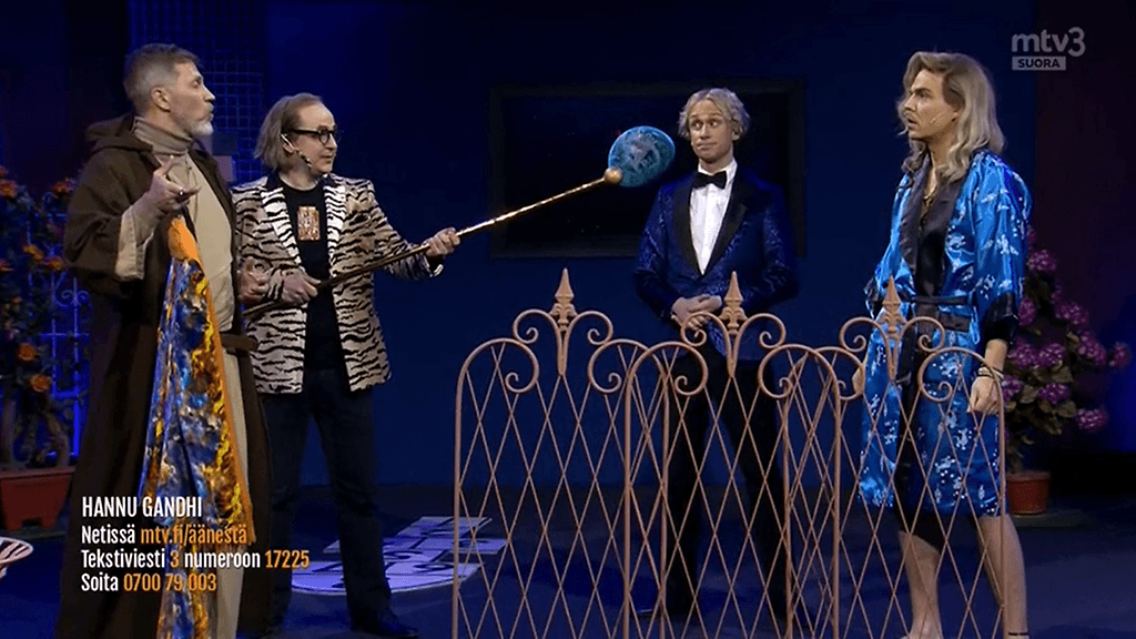 Hannu Gandhi sai yllättäviä vieraita.