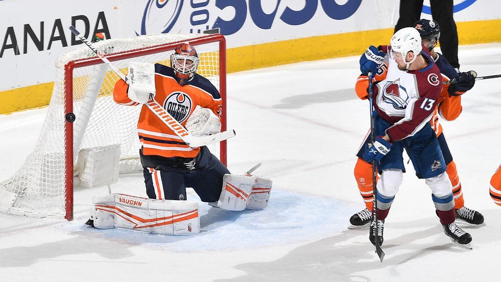 Edmonton Oilersin maalivahti Mikko Koskinen sai kunniaa otteistaan Colorado Avalanchea vastaan.
