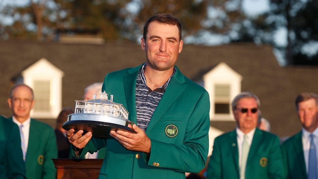 25-vuotias Scottie Scheffler voitti uransa ensimmäisen major-turnauksen.