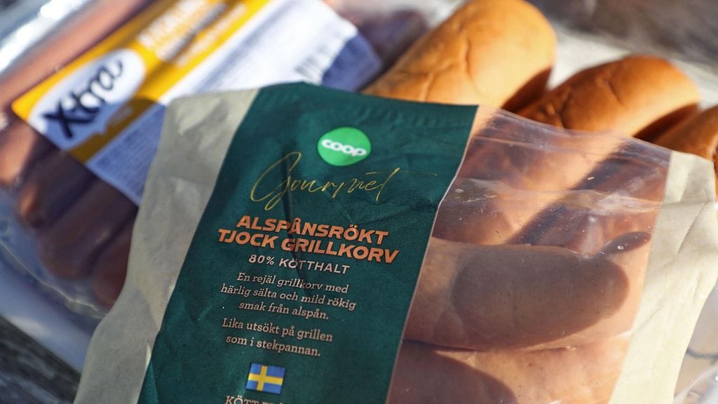 Makkarapaketti. Kuvituskuva.