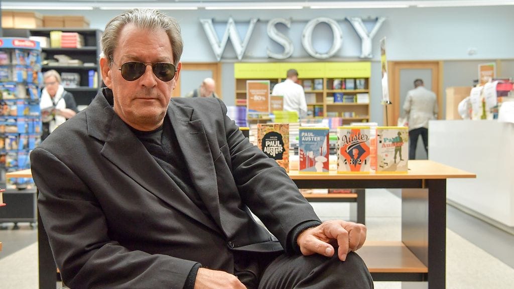 Paul Auster Helsingissä vuonna 2017.
