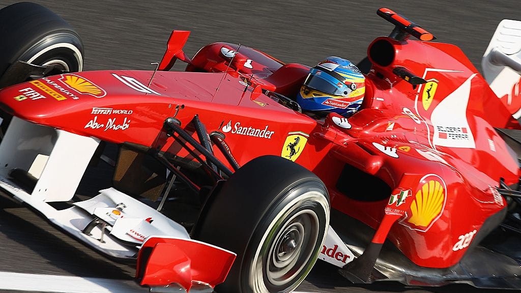 Fernando Alonso Ferrarissa Suzukassa 2011.