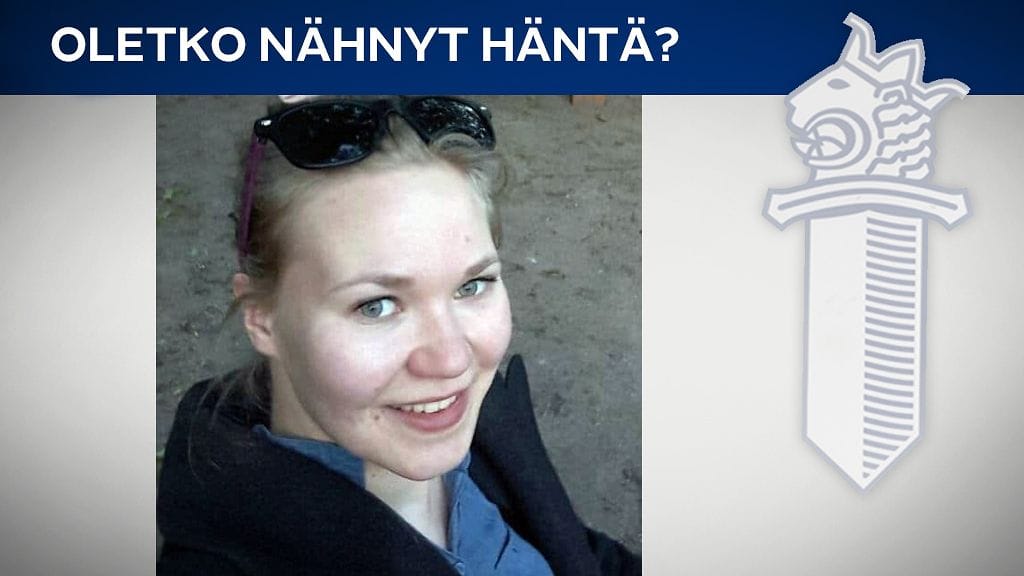 Poliisi on julkaissut kadonneen naisen kuvan, jotta hänestä saataisiin vihjeitä.