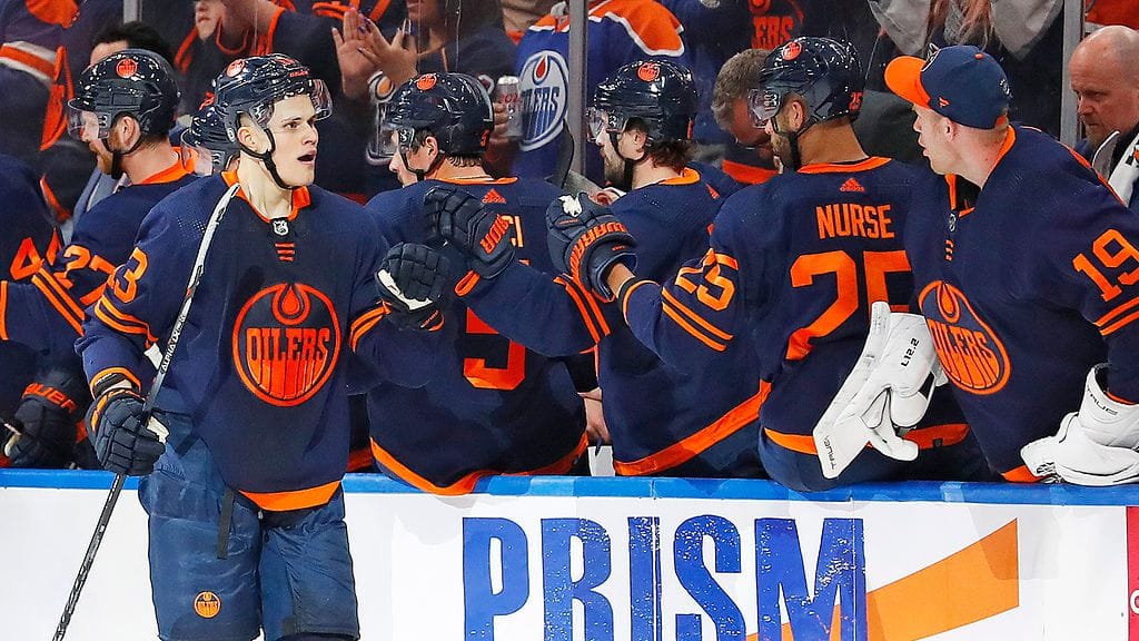 Jesse Puljujärvi onnistui maalinteossa yön NHL-kierroksella.