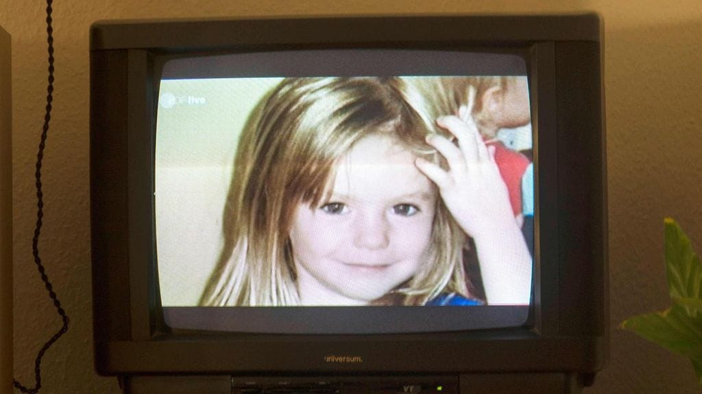 Madeleine McCann saksalaisessa tv-ohjelmassa vuonna 2013. McCann katosi toukokuussa 2007.
