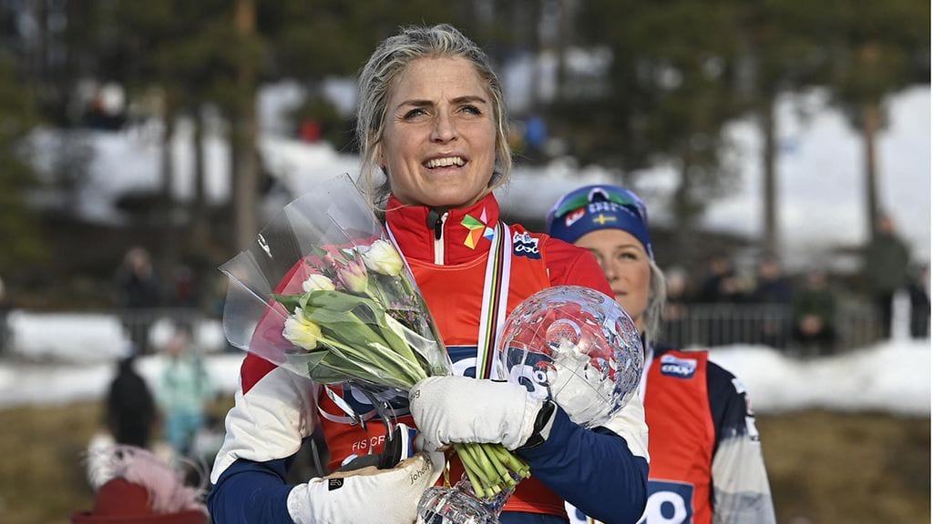 Therese Johaug oli ylivoimainen uransa viimeisessä kilpailussa. Arkistokuva.