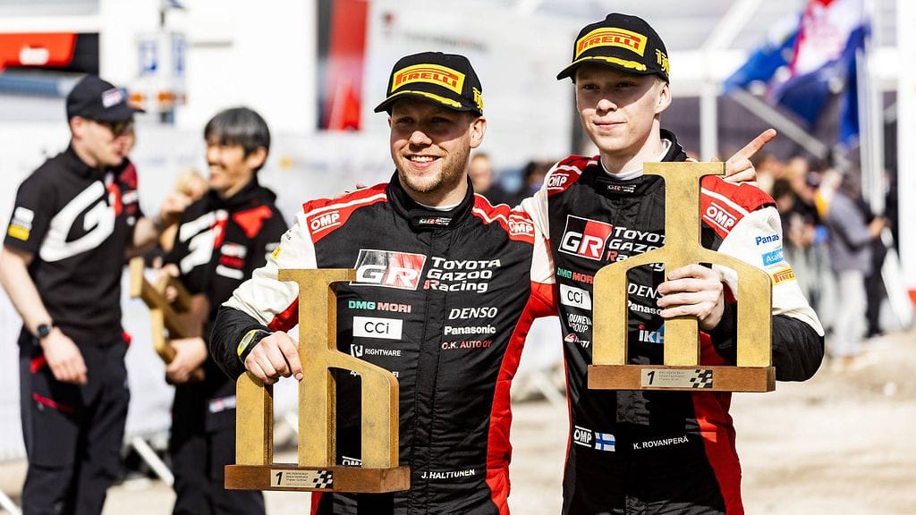 Jonne Halttunen ja Kalle Rovanperä.