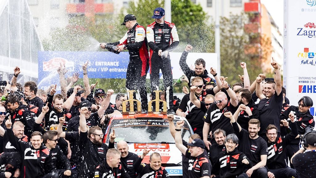 Kalle Rovanperä voitti Kroatiassa.