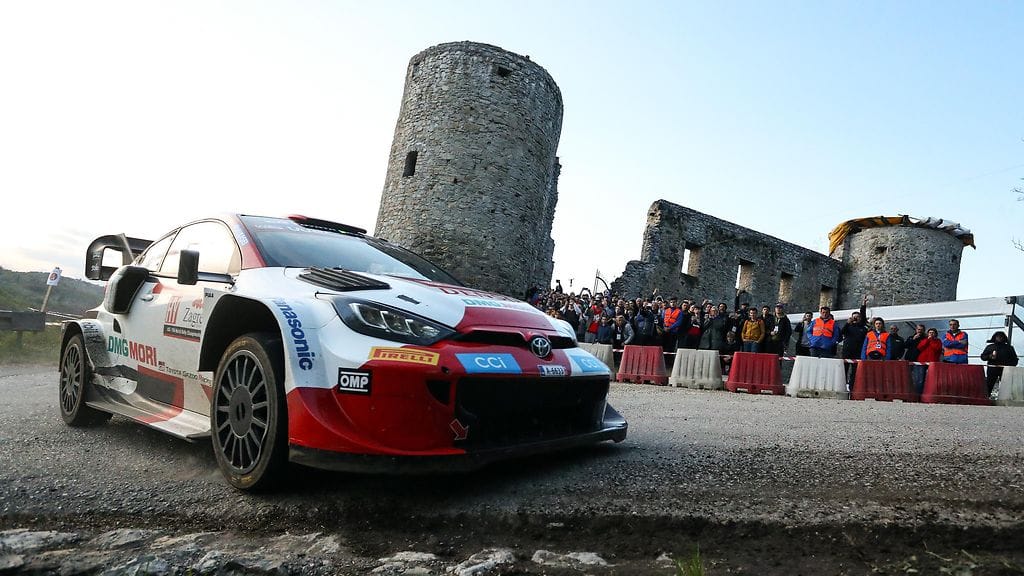 Kalle Rovanperä Kroatian MM-rallissa.