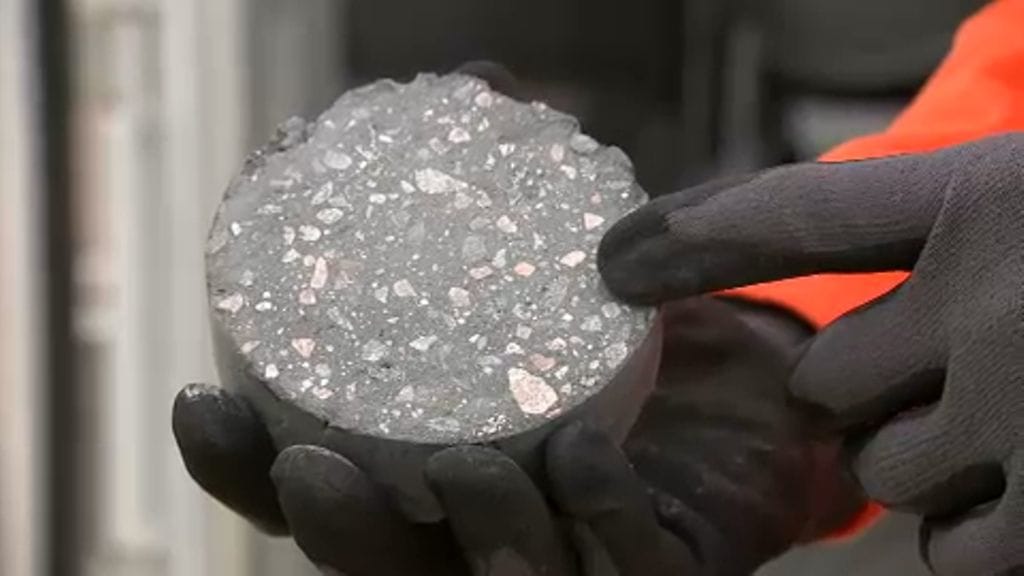 Hiilineutraali betoni, mallikappale, VTT