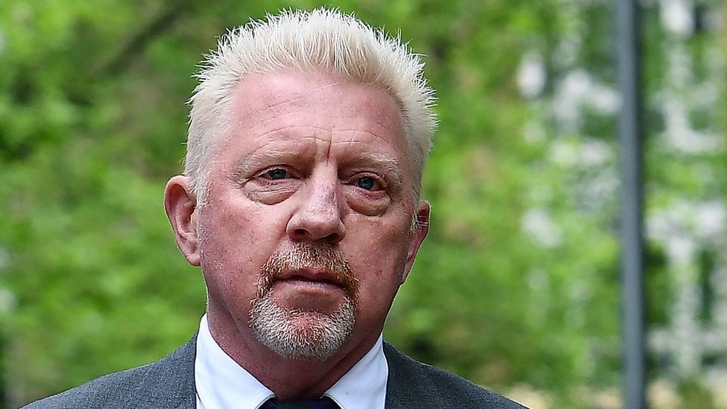 Boris Becker tuomittiin Lontoossa kahden ja puolen vuoden vankeusrangaistukseen.