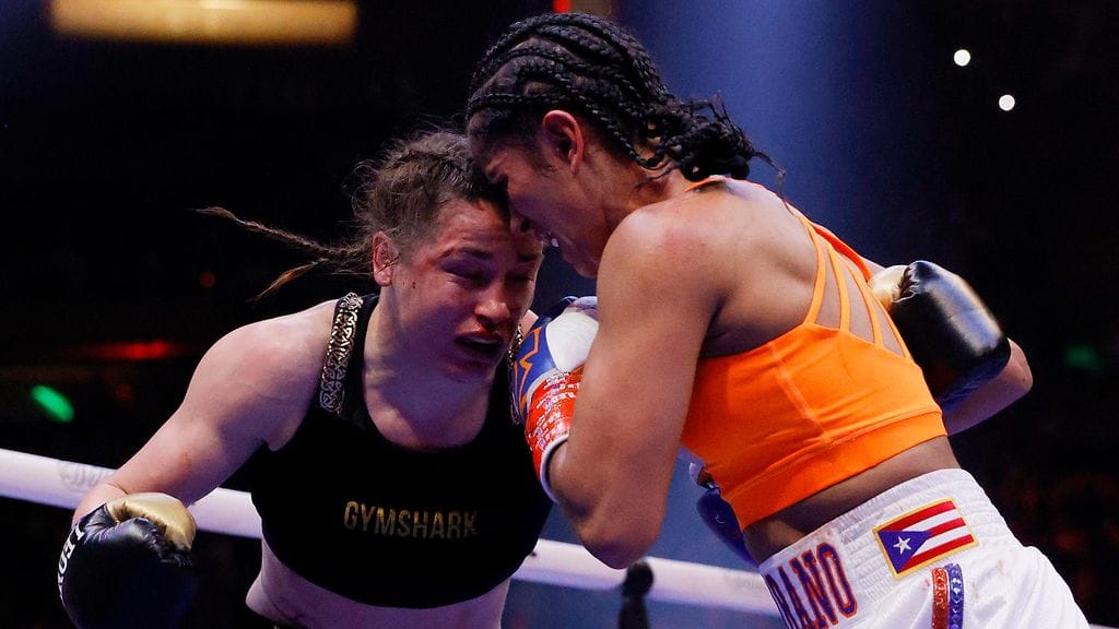 Katie Taylor ja Amanda Serrano kävivät huipputasaisen ottelun.