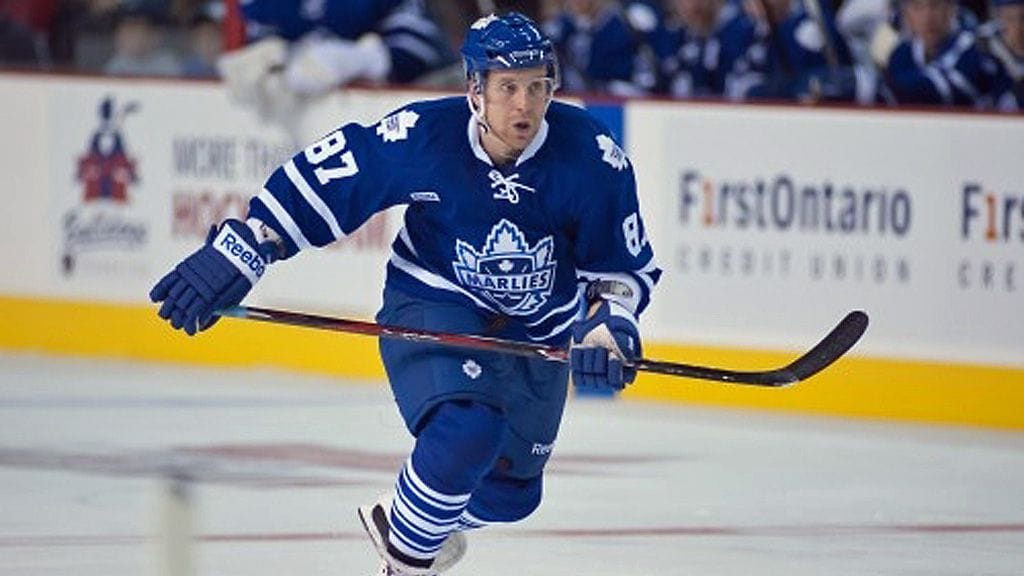 Toronto Marliesin hyökkääjä Leo Komarov on kahden ottelun pisteputkessa.