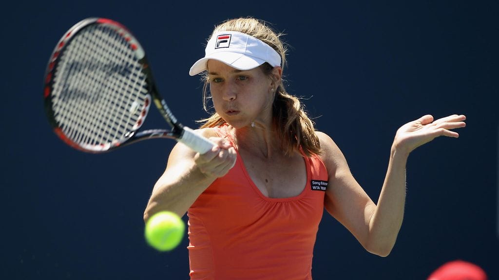 Ashley Harkleroad ylsi tennisurallaan parhaimmillaan naisten maailmanlistalla 39:nneksi.