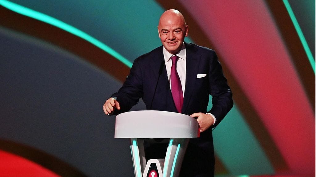 Gianni Infantino raivostutti puheillaan Qatarin siirtotyöläisistä.