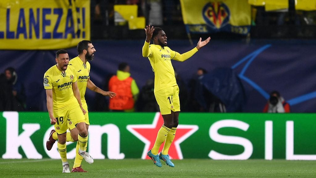 Boulaye Dia viimeisteli Villarrealille nopean maalin Liverpoolia vastaan.