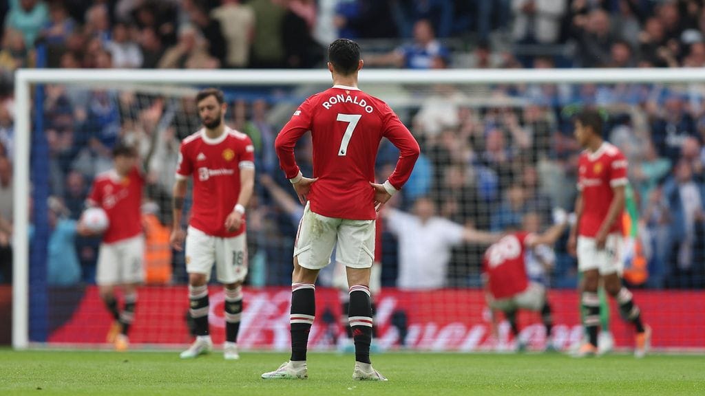 Manchester United hävisi Brightonille 0-4-lukemin.