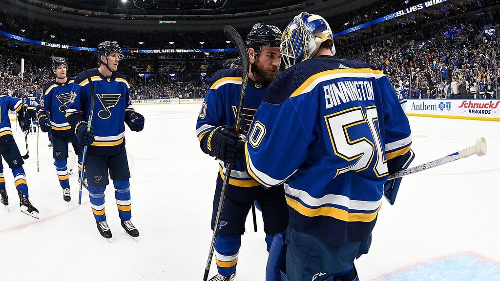 St. Louis Blues tasoitti otteluvoitot Minnesota Wildia vastaan Jordan Binningtonin (oik.) johdattamana.