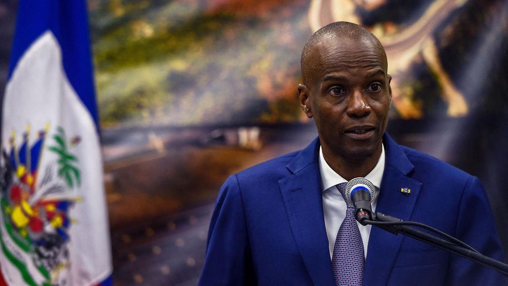 Jovenel Moise tammikuussa 2020.