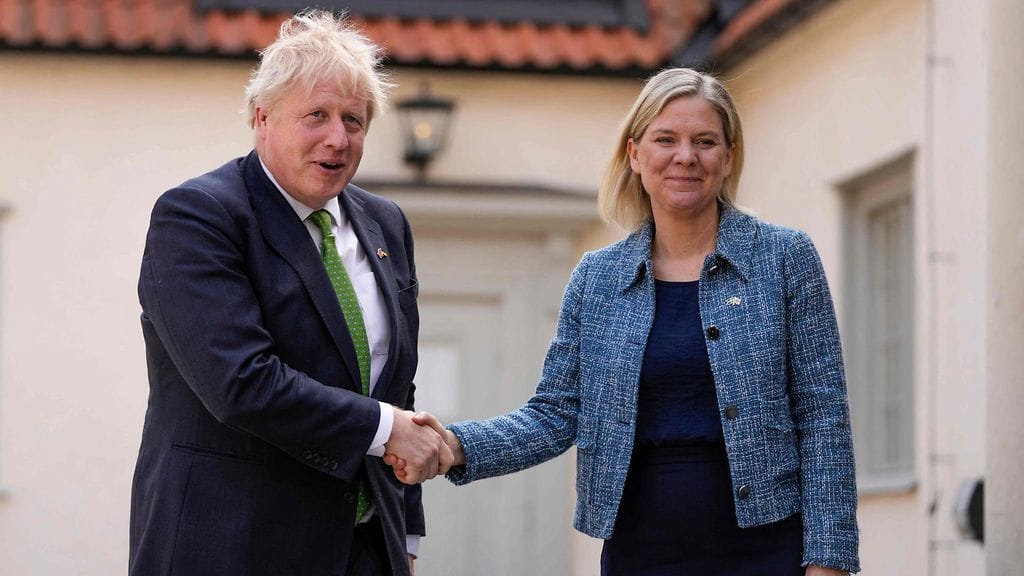 Britannian ja Ruotsin pääministerit tapasivat tänään Harpsundissa