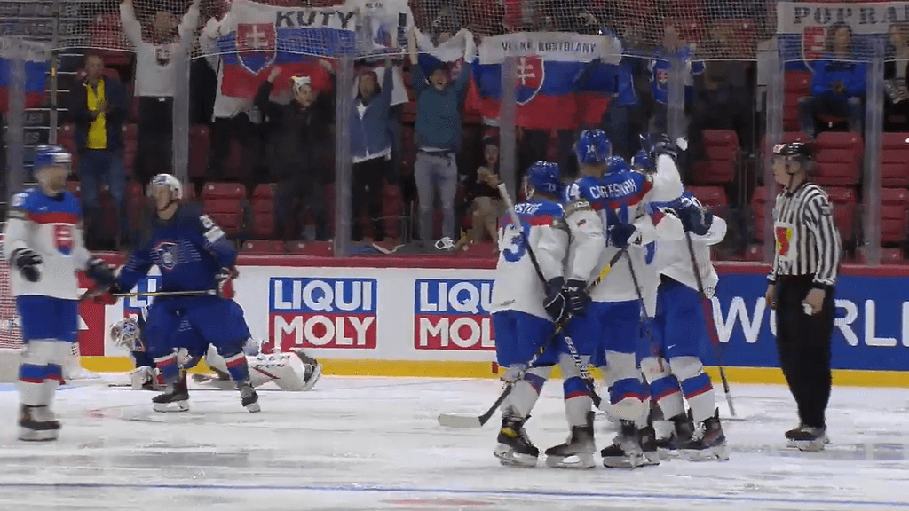 Tomas Tatar napautti Slovakian 2–0-johtoon.