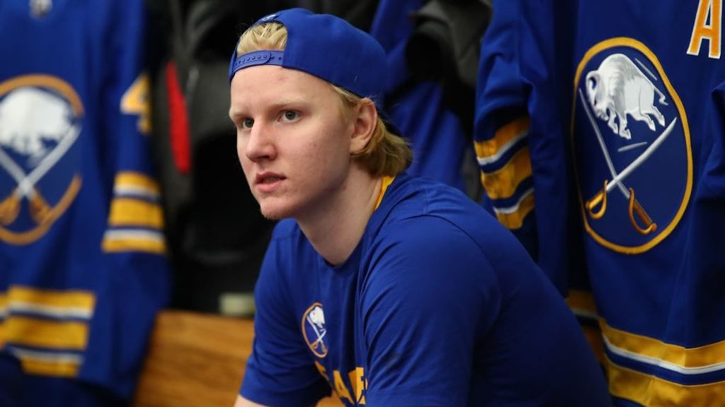 Ruotsin Rasmus Dahlin on Suomessa pelattavien MM-kisojen suurimpia tähtiä.