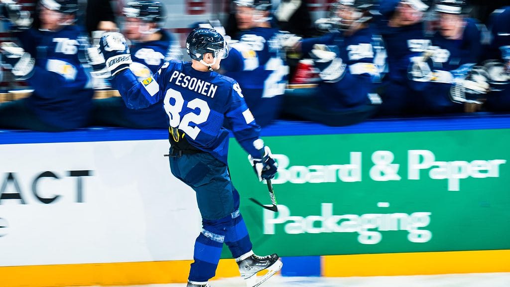 Harri Pesonen iski Leijonien turnauksen avausmaalin Norjaa vastaan.