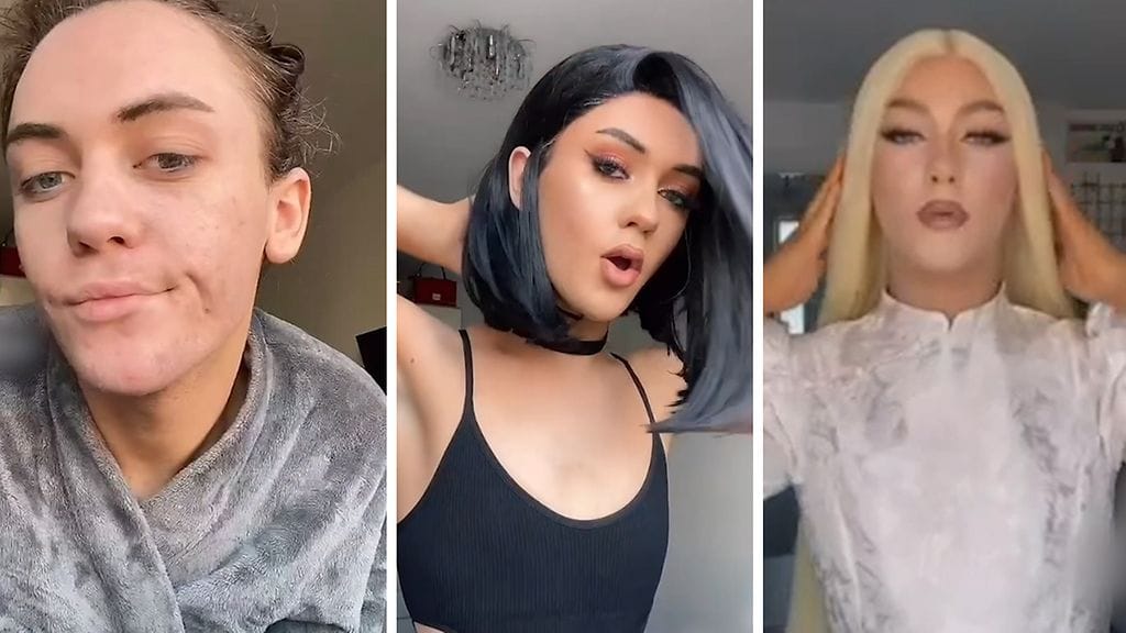 Jocelyn muuttaa ulkonäköään meikillä.