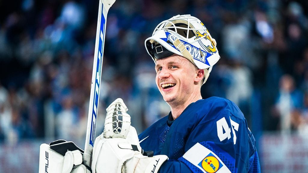 Jussi Olkinuora torjui voiton USA:sta.